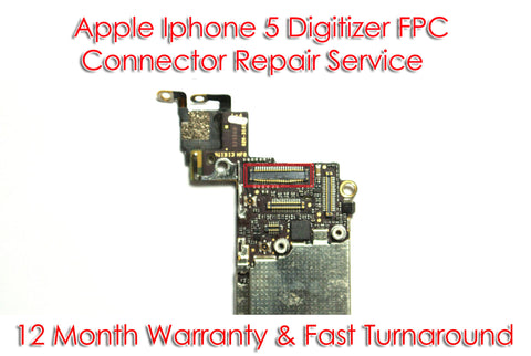 Apple Iphone 5 Digitizer FPC Connector Repair Service
