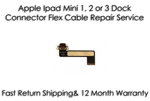 Apple Ipad Mini 1, 2 and 3 Broken Dock Connector Charge Port Repair Service
